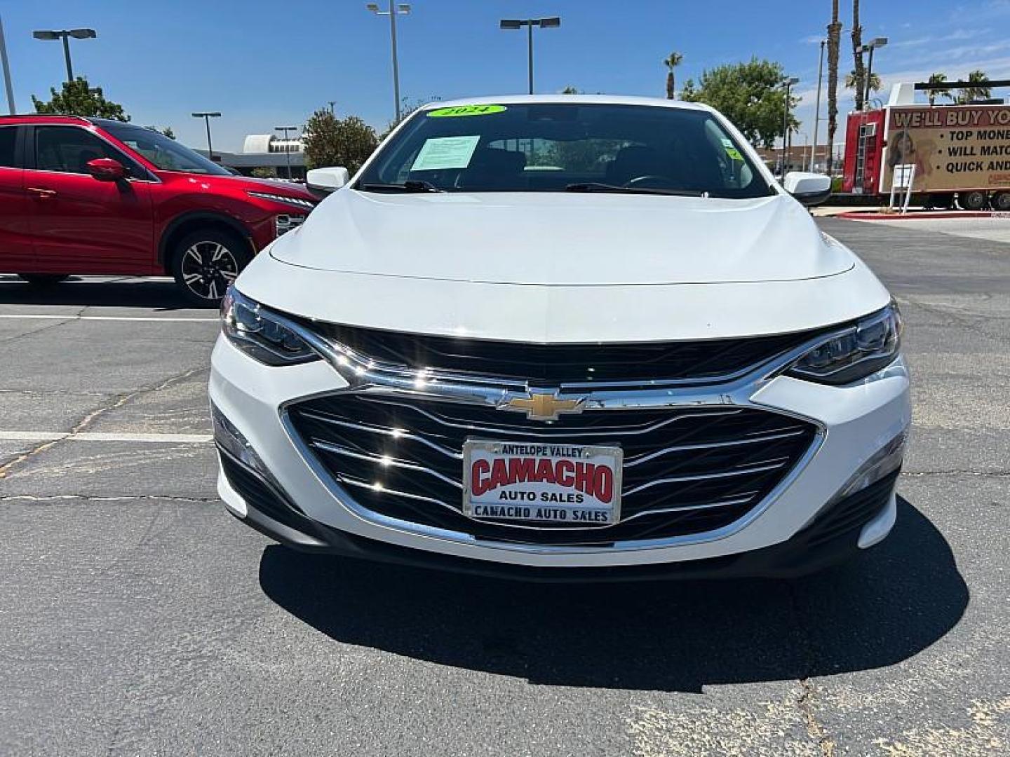 2024 WHITE Chevrolet Malibu (1G1ZE5ST5RF) with an 4-Cyl Turbo 1.5 Liter engine, Automatic CVT transmission, located at 412 Auto Vista Drive, Palmdale, 93551, (661) 945-0620, 34.592636, -118.136681 - Photo#1