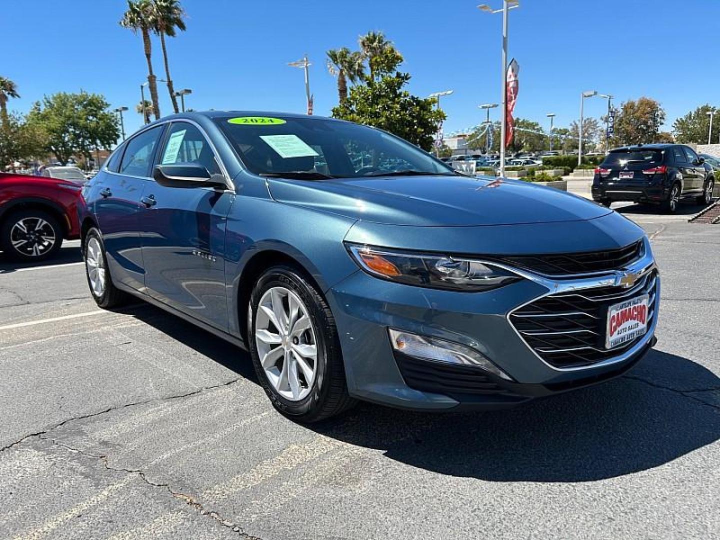 2024 BLUE Chevrolet Malibu (1G1ZD5ST3RF) with an 4-Cyl Turbo 1.5 Liter engine, Automatic CVT transmission, located at 412 Auto Vista Drive, Palmdale, 93551, (661) 945-0620, 34.592636, -118.136681 - Photo#0