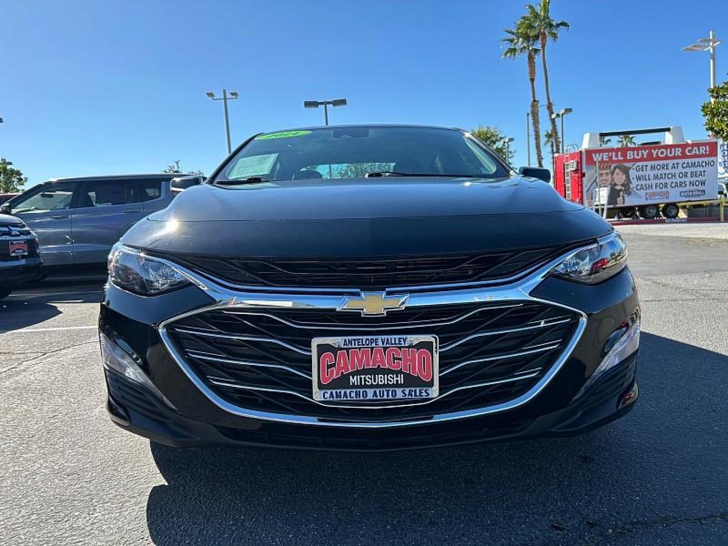 2024 BLACK Chevrolet Malibu (1G1ZD5ST5RF) with an 4-Cyl Turbo 1.5 Liter engine, Automatic CVT transmission, located at 412 Auto Vista Drive, Palmdale, 93551, (661) 945-0620, 34.592636, -118.136681 - Photo#2