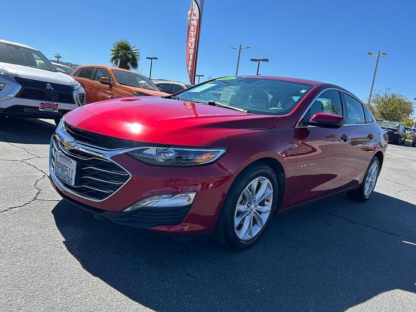2024 RED Chevrolet Malibu (1G1ZD5STXRF) with an 4-Cyl Turbo 1.5 Liter engine, Automatic CVT transmission, located at 412 Auto Vista Drive, Palmdale, 93551, (661) 945-0620, 34.592636, -118.136681 - Photo#57