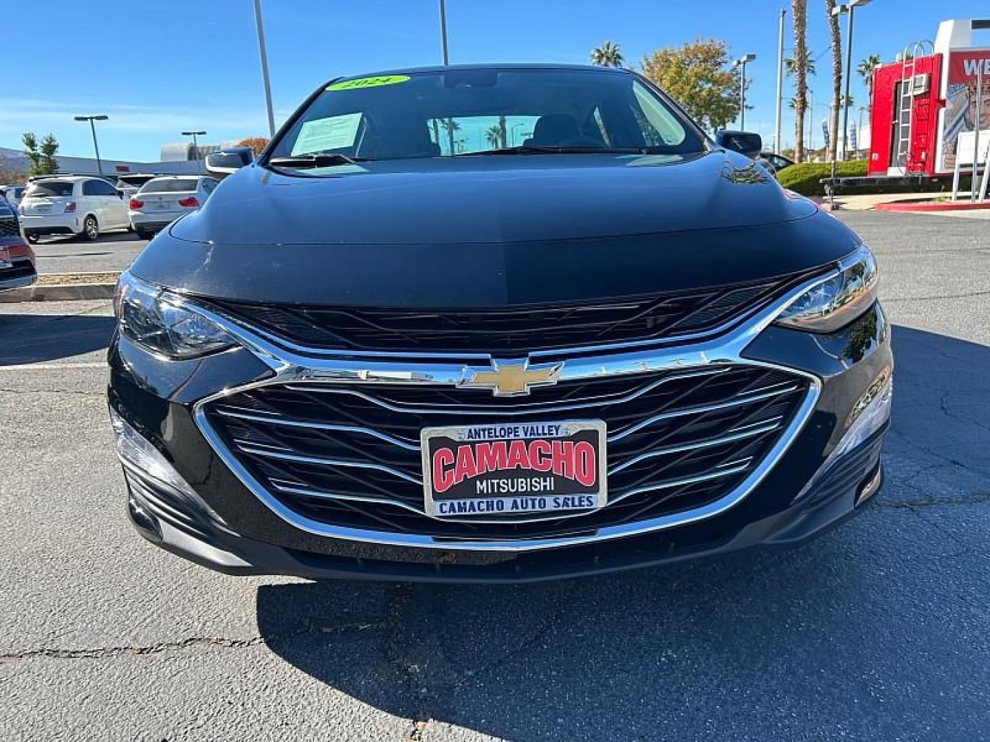 2024 BLACK Chevrolet Malibu (1G1ZD5ST2RF) with an 4-Cyl Turbo 1.5 Liter engine, Automatic CVT transmission, located at 412 Auto Vista Drive, Palmdale, 93551, (661) 945-0620, 34.592636, -118.136681 - Photo#1