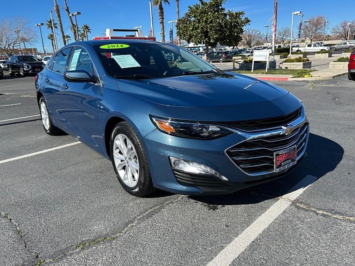 2024 BLUE Chevrolet Malibu (1G1ZD5ST8RF) with an 4-Cyl Turbo 1.5 Liter engine, Automatic CVT transmission, located at 412 Auto Vista Drive, Palmdale, 93551, (661) 945-0620, 34.592636, -118.136681- Photo#0