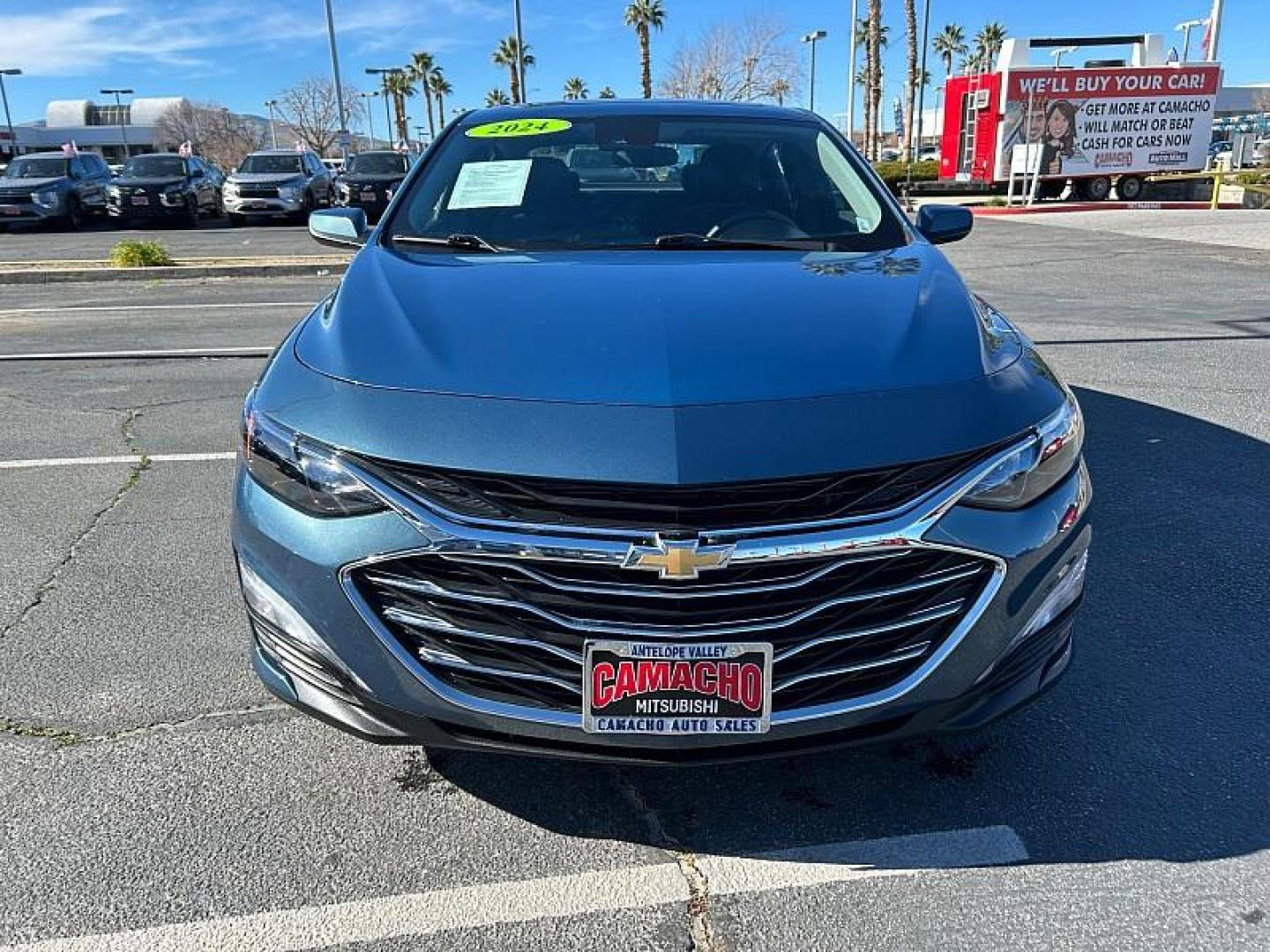 2024 BLUE Chevrolet Malibu (1G1ZD5ST8RF) with an 4-Cyl Turbo 1.5 Liter engine, Automatic CVT transmission, located at 412 Auto Vista Drive, Palmdale, 93551, (661) 945-0620, 34.592636, -118.136681- Photo#1