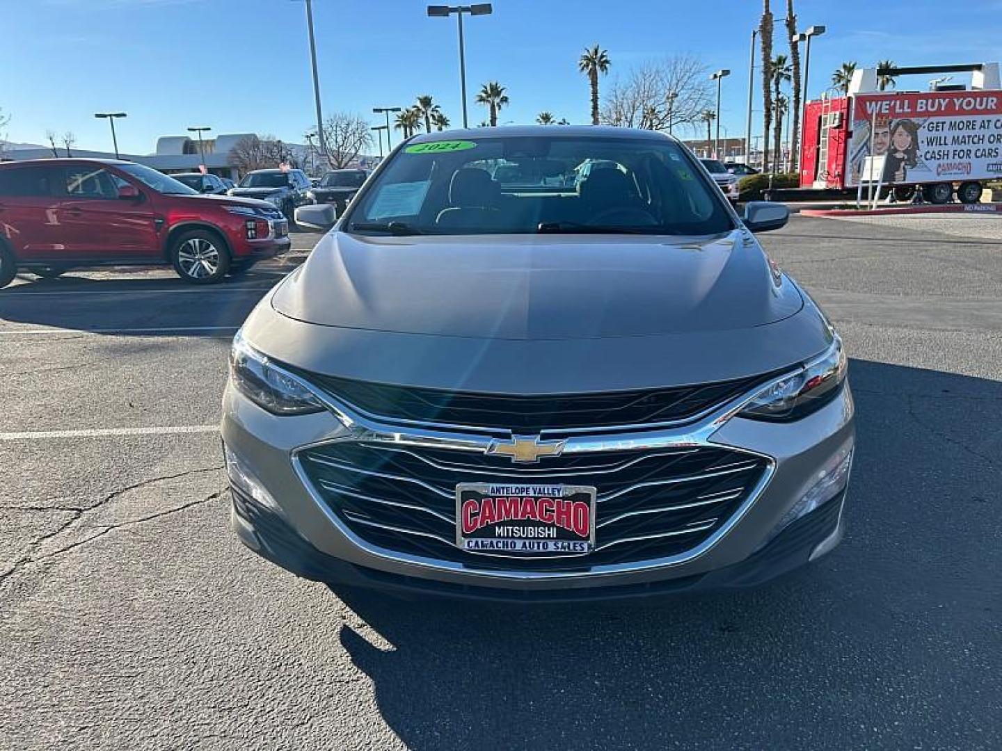2024 BLACK Chevrolet Malibu (1G1ZD5STXRF) with an 4-Cyl Turbo 1.5 Liter engine, Automatic CVT transmission, located at 412 Auto Vista Drive, Palmdale, 93551, (661) 945-0620, 34.592636, -118.136681 - Photo#1