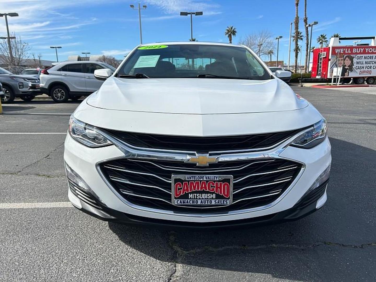 2024 WHITE Chevrolet Malibu (1G1ZE5ST2RF) with an 4-Cyl Turbo 1.5 Liter engine, Automatic CVT transmission, located at 412 Auto Vista Drive, Palmdale, 93551, (661) 945-0620, 34.592636, -118.136681 - Photo#1