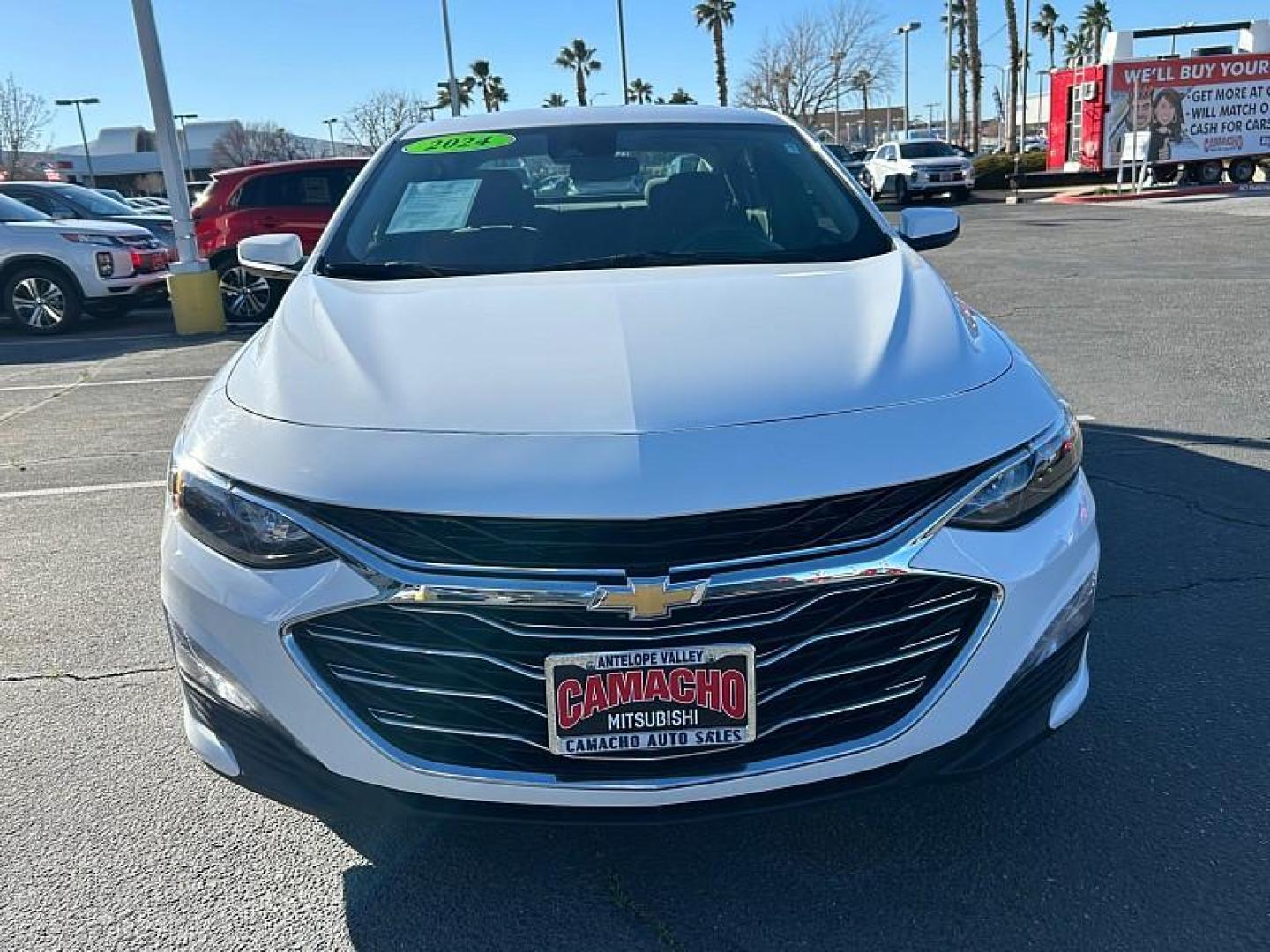 2024 WHITE Chevrolet Malibu (1G1ZD5ST9RF) with an 4-Cyl Turbo 1.5 Liter engine, Automatic CVT transmission, located at 412 Auto Vista Drive, Palmdale, 93551, (661) 945-0620, 34.592636, -118.136681 - Photo#27