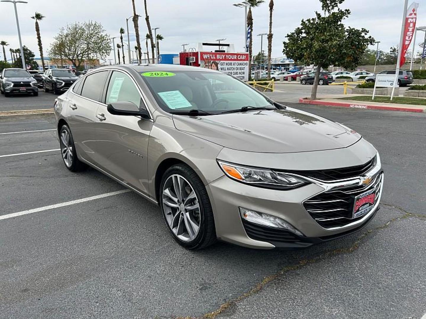 2024 GOLD Chevrolet Malibu (1G1ZE5ST6RF) with an 4-Cyl Turbo 1.5 Liter engine, Automatic CVT transmission, located at 412 Auto Vista Drive, Palmdale, 93551, (661) 945-0620, 34.592636, -118.136681 - Photo#0