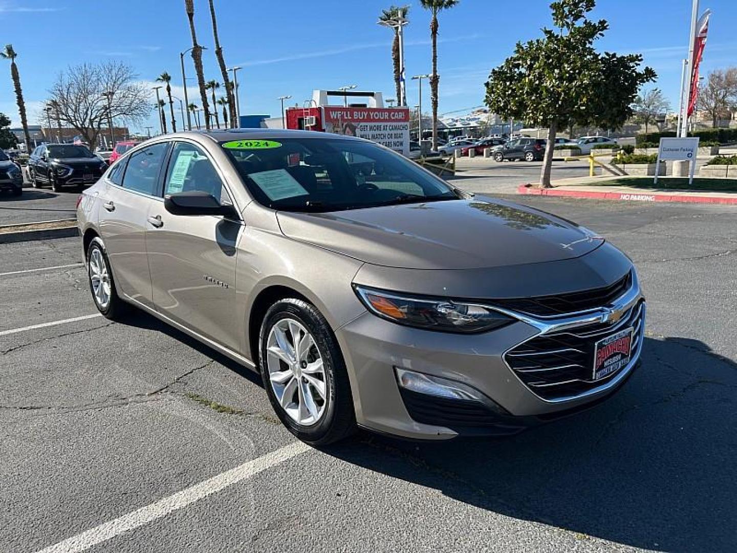 2024 GRAY Chevrolet Malibu (1G1ZD5ST5RF) with an 4-Cyl Turbo 1.5 Liter engine, Automatic CVT transmission, located at 412 Auto Vista Drive, Palmdale, 93551, (661) 945-0620, 34.592636, -118.136681 - Photo#0