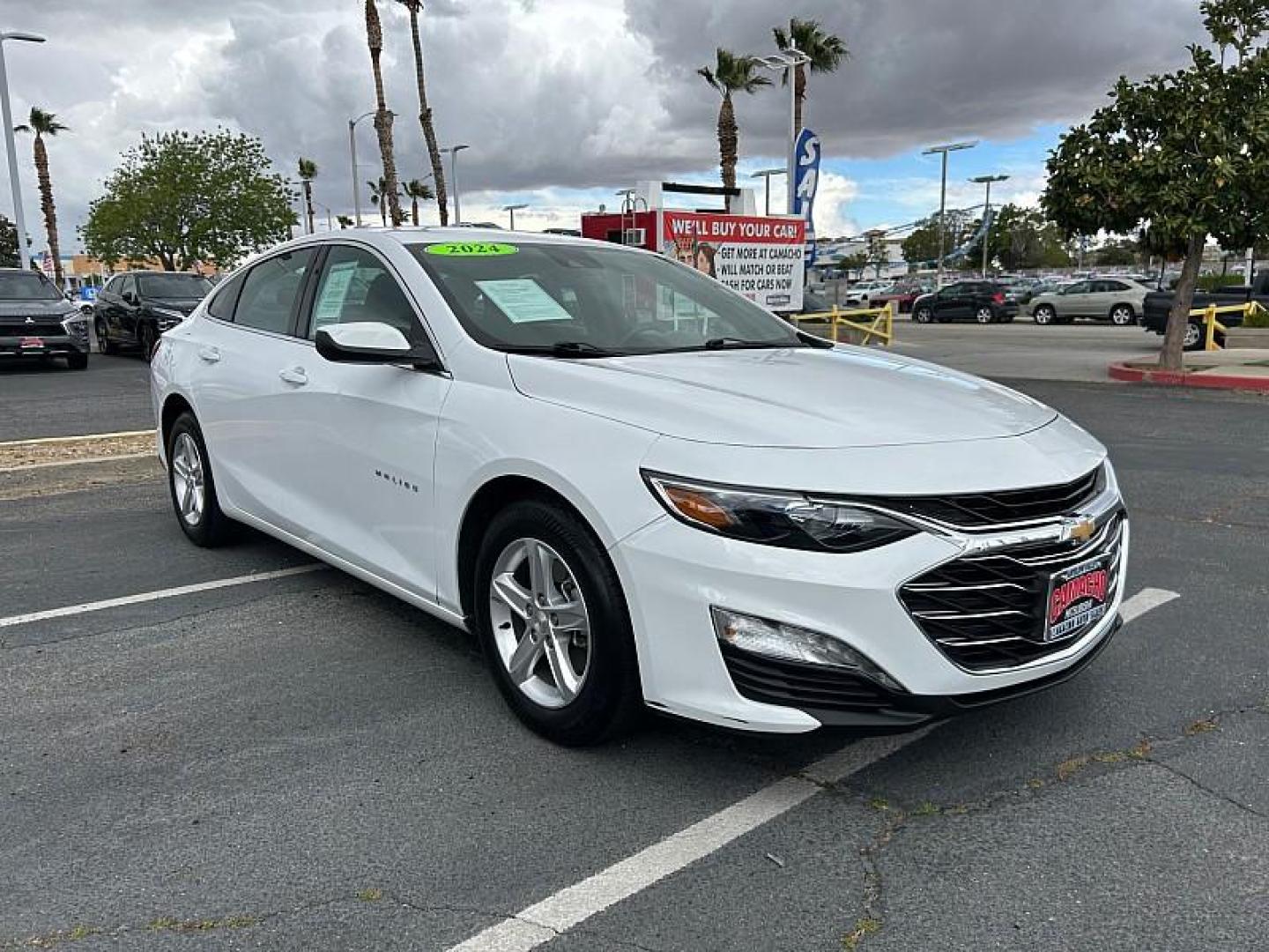 2024 WHITE Chevrolet Malibu (1G1ZD5ST7RF) with an 4-Cyl Turbo 1.5 Liter engine, Automatic CVT transmission, located at 412 Auto Vista Drive, Palmdale, 93551, (661) 945-0620, 34.592636, -118.136681 - Photo#0