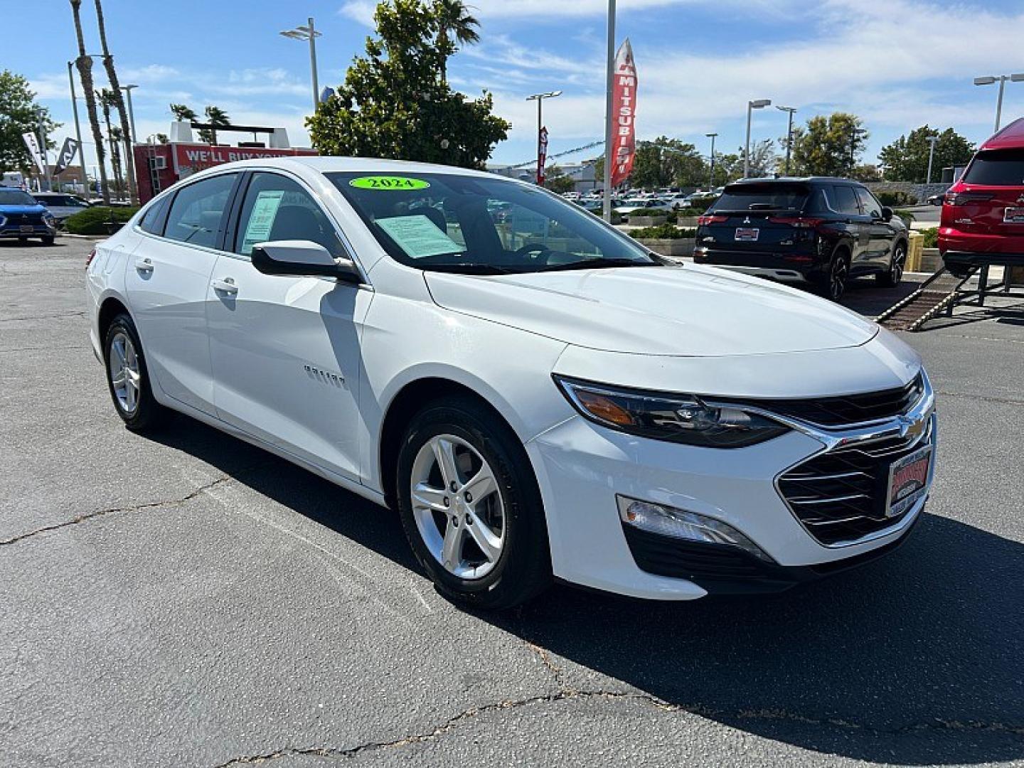 2024 WHITE Chevrolet Malibu (1G1ZD5ST1RF) with an 4-Cyl Turbo 1.5 Liter engine, Automatic CVT transmission, located at 412 Auto Vista Drive, Palmdale, 93551, (661) 945-0620, 34.592636, -118.136681 - Photo#0