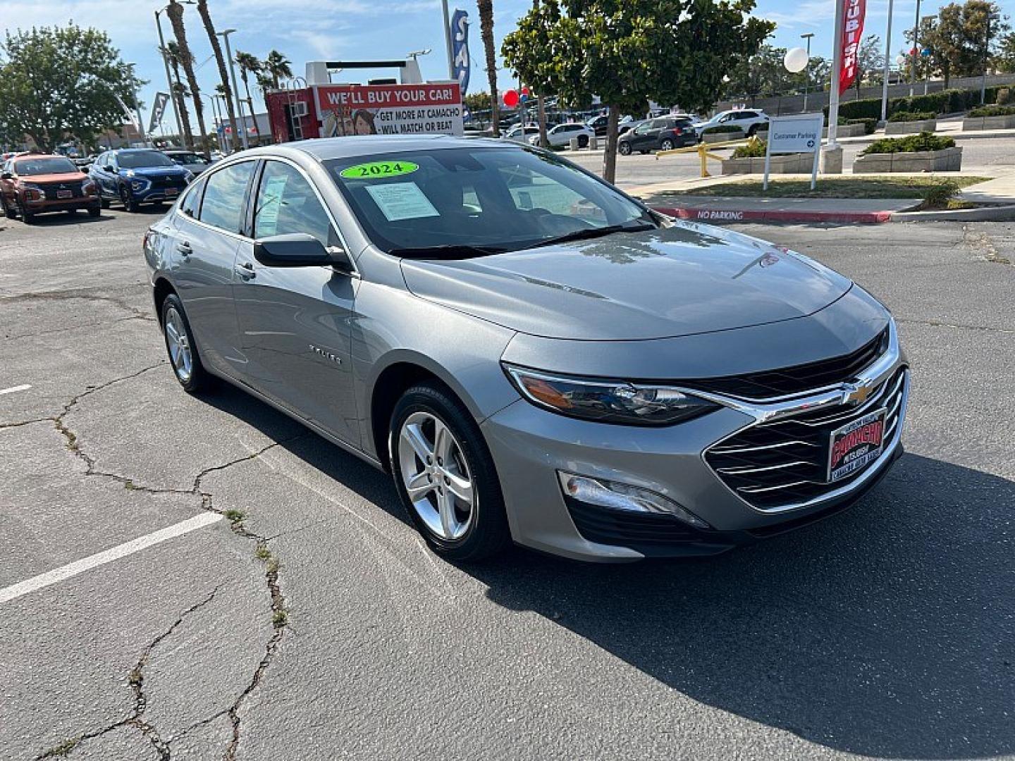 2024 Gray Chevrolet Malibu (1G1ZD5ST0RF) with an 4-Cyl Turbo 1.5 Liter engine, Automatic CVT transmission, located at 412 Auto Vista Drive, Palmdale, 93551, (661) 945-0620, 34.592636, -118.136681- Photo#0