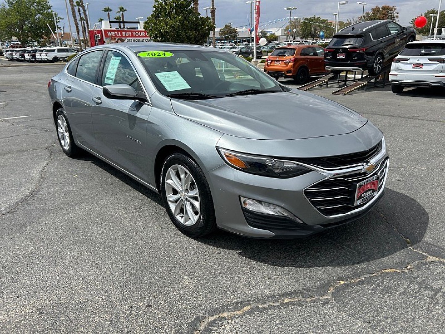 2024 Gray Chevrolet Malibu (1G1ZD5ST3RF) with an 4-Cyl Turbo 1.5 Liter engine, Automatic CVT transmission, located at 412 Auto Vista Drive, Palmdale, 93551, (661) 945-0620, 34.592636, -118.136681- Photo#0