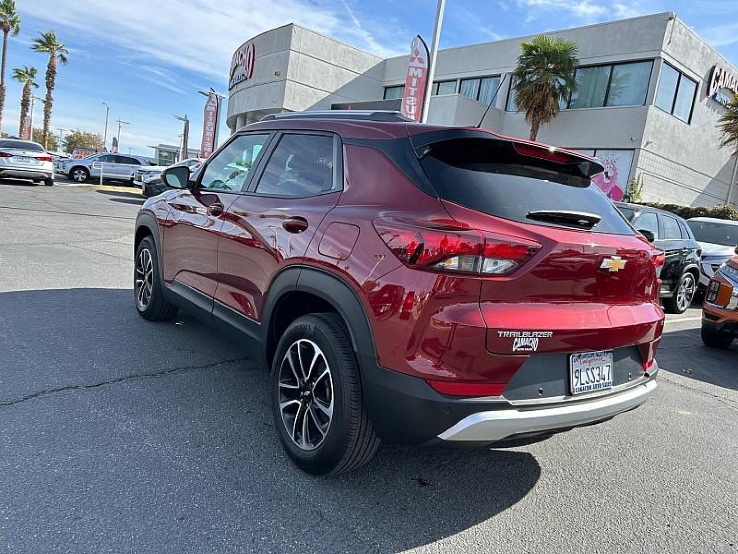 2024 RED Chevrolet Trailblazer (KL79MPS27RB) with an 3-Cyl Turbo 1.2 Liter engine, Automatic CVT transmission, located at 412 Auto Vista Drive, Palmdale, 93551, (661) 945-0620, 34.592636, -118.136681 - Photo#2