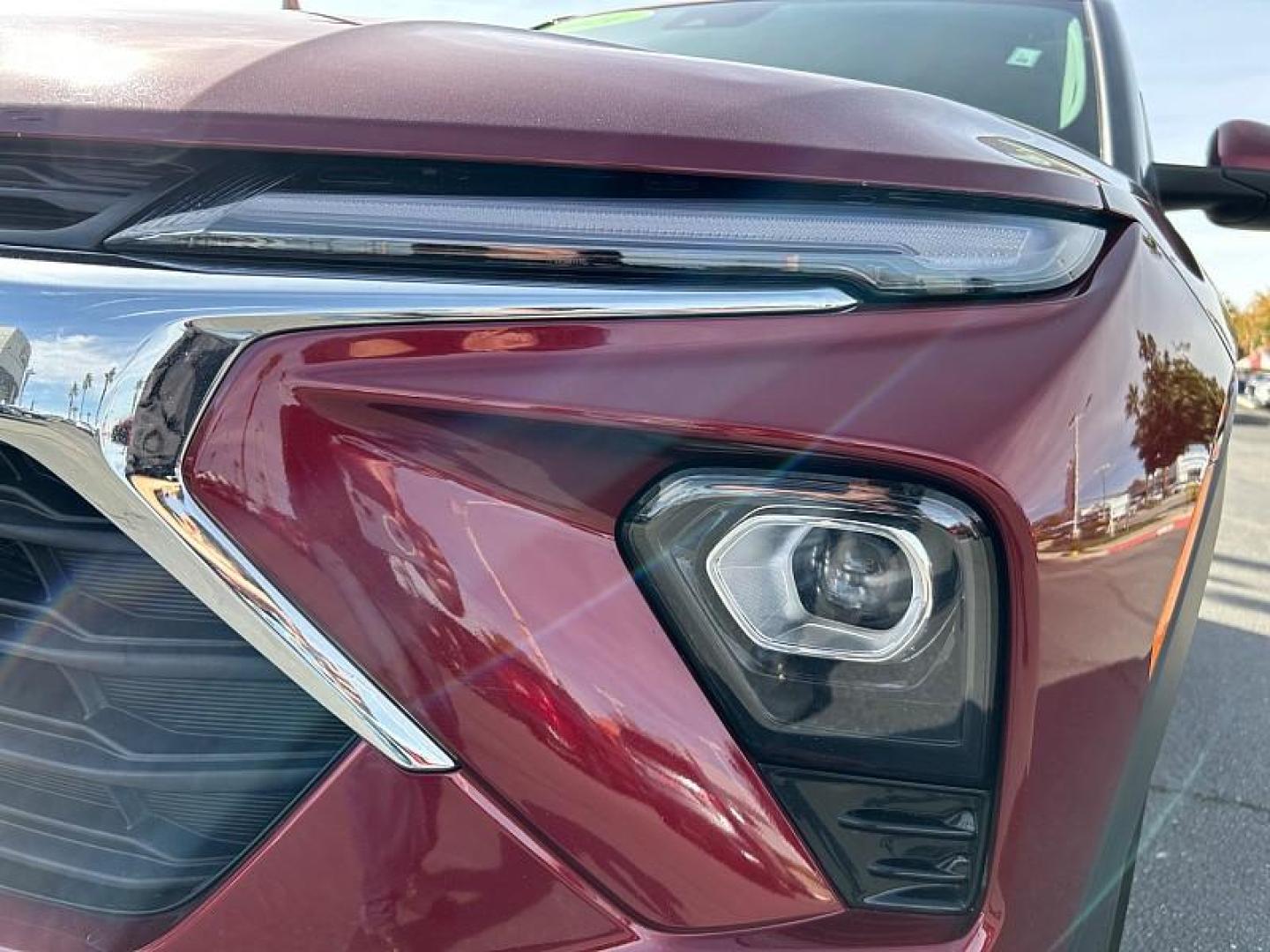 2024 RED Chevrolet Trailblazer (KL79MPS27RB) with an 3-Cyl Turbo 1.2 Liter engine, Automatic CVT transmission, located at 412 Auto Vista Drive, Palmdale, 93551, (661) 945-0620, 34.592636, -118.136681 - Photo#7