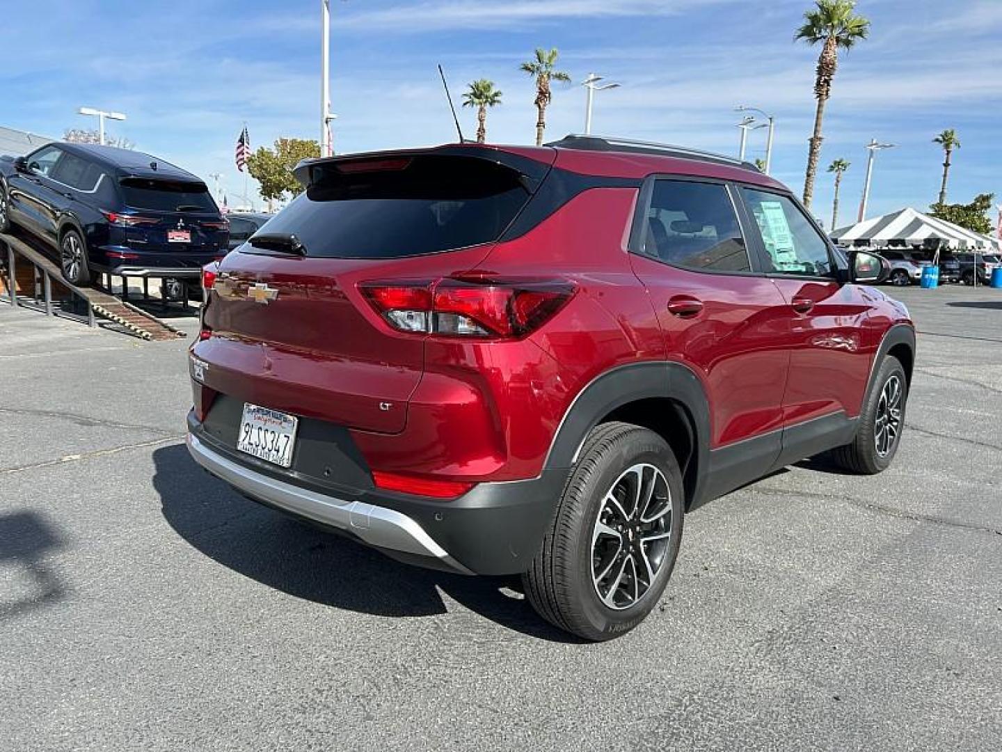 2024 RED Chevrolet Trailblazer (KL79MPS27RB) with an 3-Cyl Turbo 1.2 Liter engine, Automatic CVT transmission, located at 412 Auto Vista Drive, Palmdale, 93551, (661) 945-0620, 34.592636, -118.136681 - Photo#10