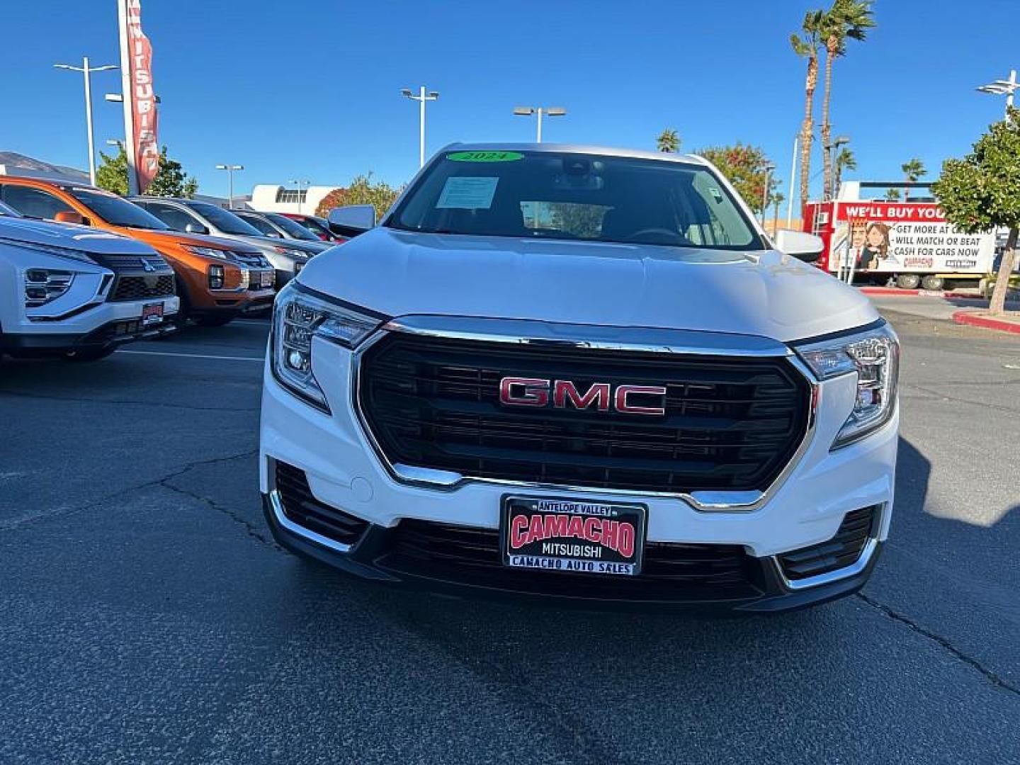 2024 WHITE GMC Terrain (3GKALMEG7RL) with an 4-Cyl Turbo 1.5 Liter engine, Automatic 9-Spd transmission, located at 412 Auto Vista Drive, Palmdale, 93551, (661) 945-0620, 34.592636, -118.136681 - Photo#1