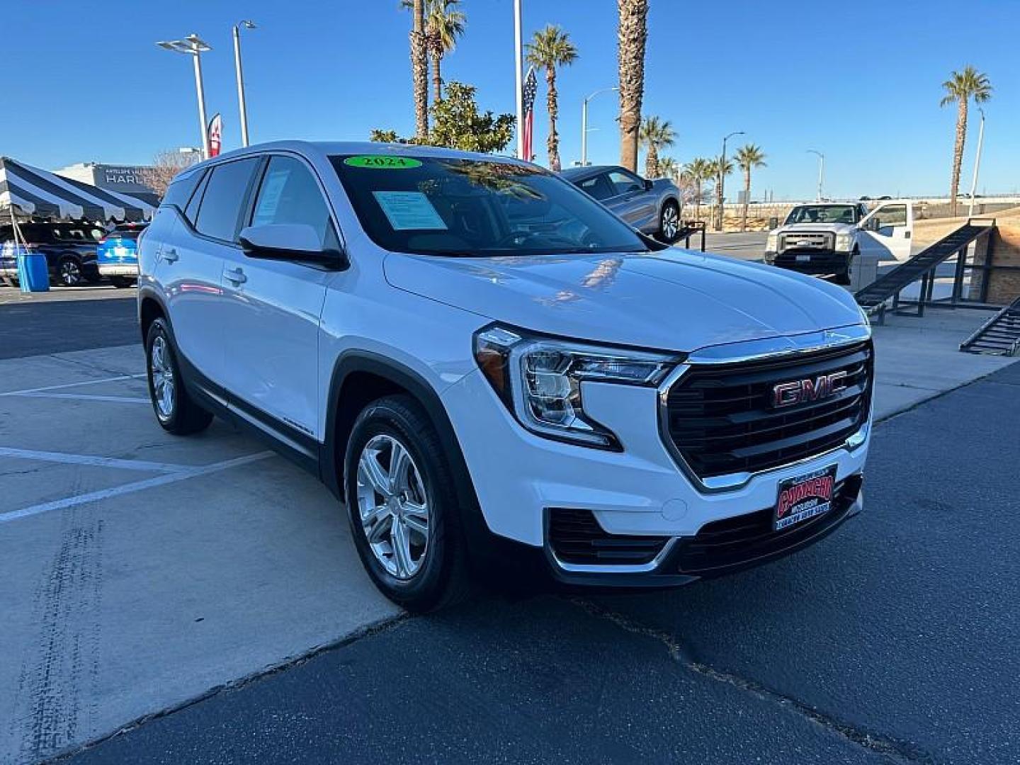 2024 WHITE GMC Terrain (3GKALMEG8RL) with an 4-Cyl Turbo 1.5 Liter engine, Automatic 9-Spd transmission, located at 412 Auto Vista Drive, Palmdale, 93551, (661) 945-0620, 34.592636, -118.136681- Photo#0