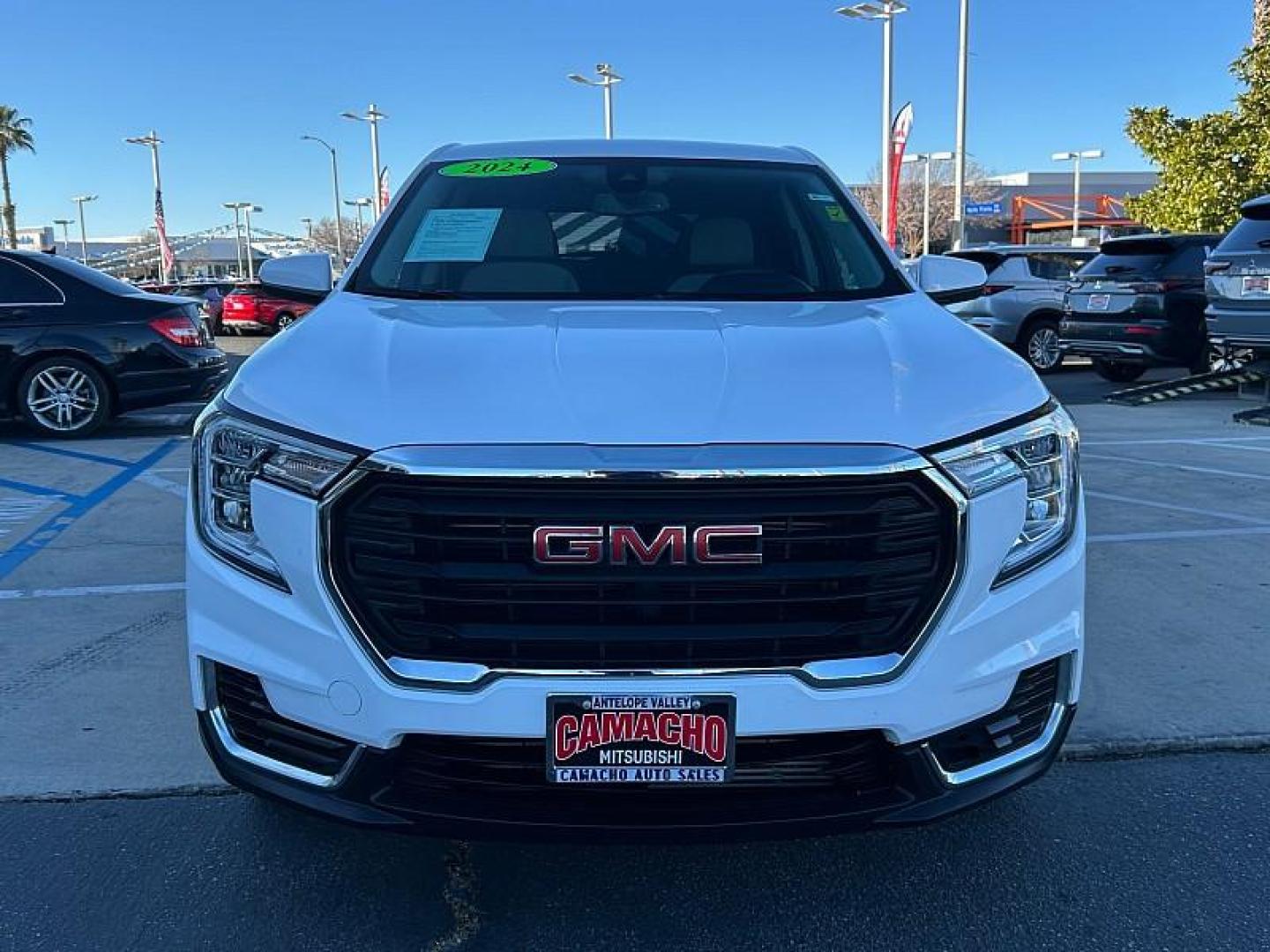 2024 WHITE GMC Terrain (3GKALMEG8RL) with an 4-Cyl Turbo 1.5 Liter engine, Automatic 9-Spd transmission, located at 412 Auto Vista Drive, Palmdale, 93551, (661) 945-0620, 34.592636, -118.136681- Photo#1