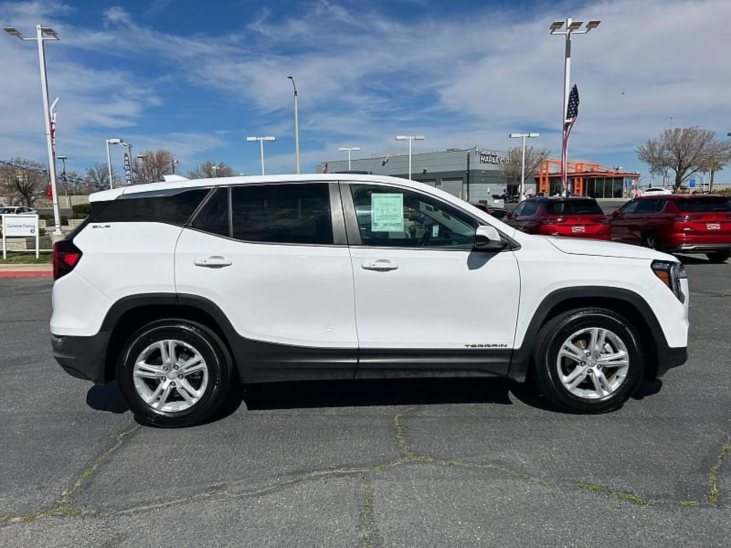 2024 WHITE GMC Terrain (3GKALMEG2RL) with an 4-Cyl Turbo 1.5 Liter engine, Automatic 9-Spd transmission, located at 412 Auto Vista Drive, Palmdale, 93551, (661) 945-0620, 34.592636, -118.136681 - Photo#8