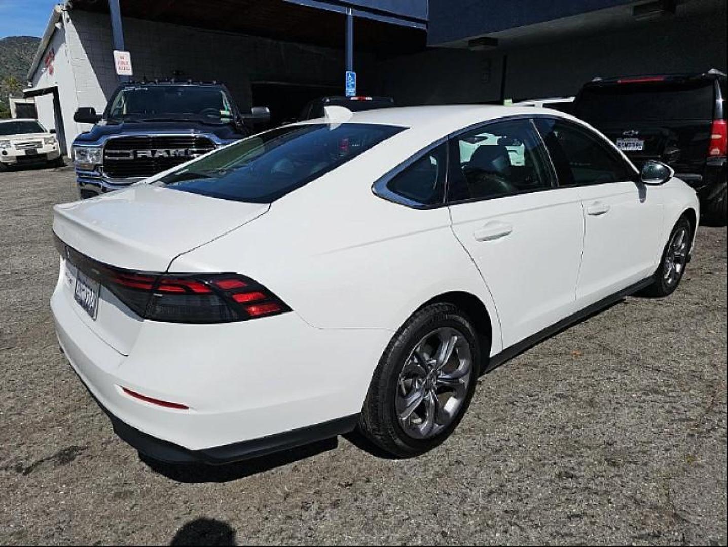 2024 WHITE Honda Accord Sedan (1HGCY1F34RA) with an 4-Cyl Turbo 1.5 Liter engine, Automatic CVT transmission, located at 412 Auto Vista Drive, Palmdale, 93551, (661) 945-0620, 34.592636, -118.136681 - Photo#2