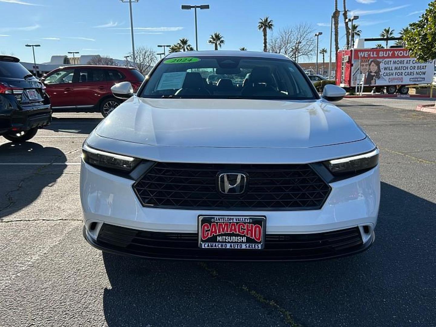 2024 WHITE Honda Accord Sedan (1HGCY1F34RA) with an 4-Cyl Turbo 1.5 Liter engine, Automatic CVT transmission, located at 412 Auto Vista Drive, Palmdale, 93551, (661) 945-0620, 34.592636, -118.136681 - Photo#6