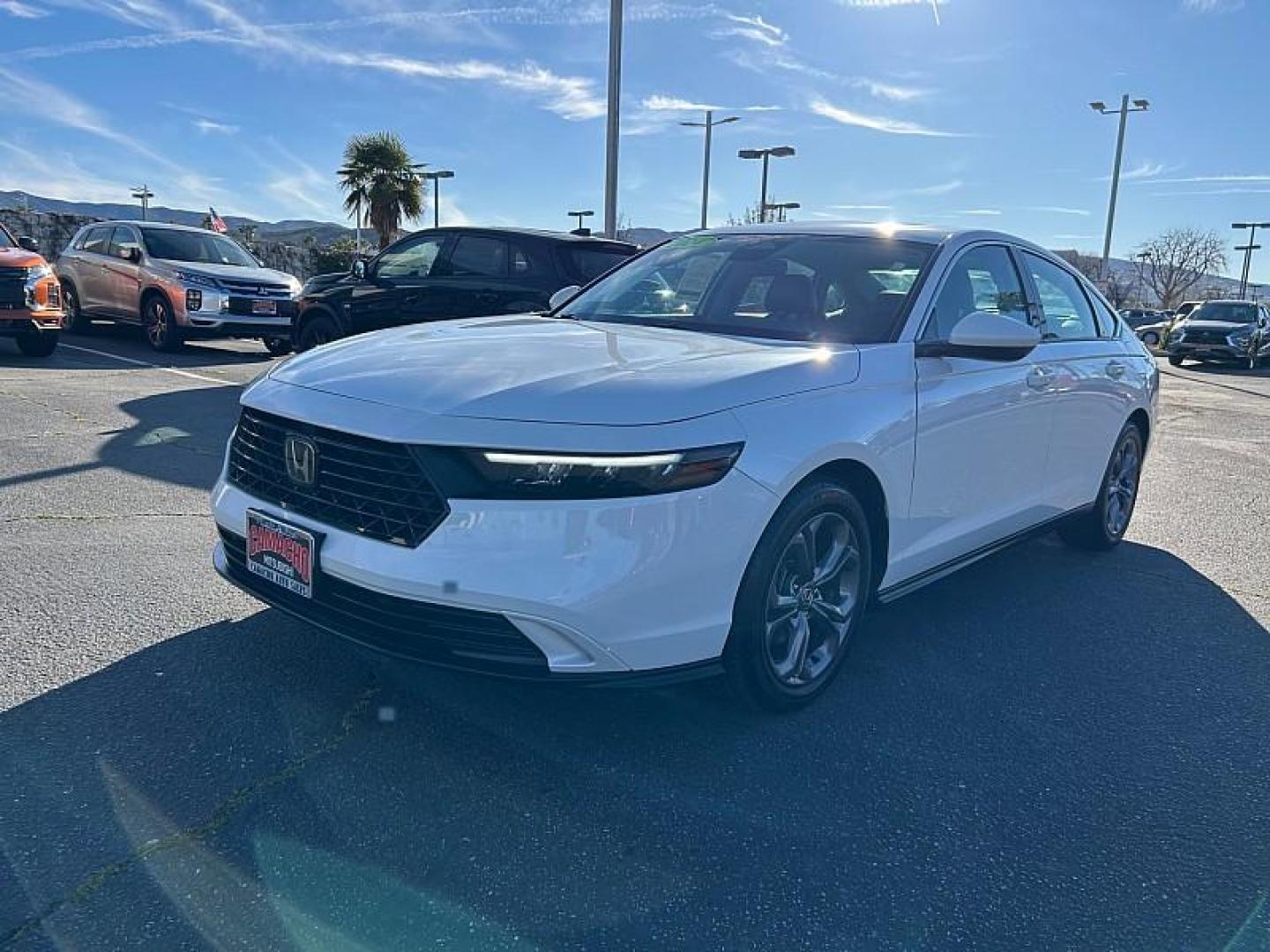 2024 WHITE Honda Accord Sedan (1HGCY1F34RA) with an 4-Cyl Turbo 1.5 Liter engine, Automatic CVT transmission, located at 412 Auto Vista Drive, Palmdale, 93551, (661) 945-0620, 34.592636, -118.136681 - Photo#7