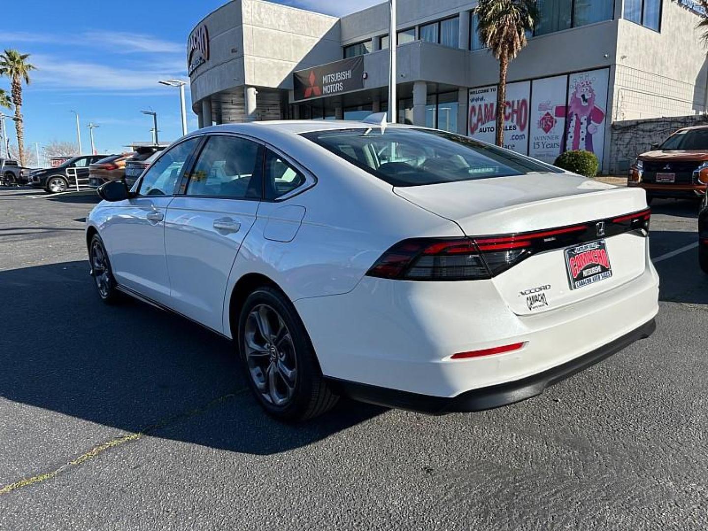 2024 WHITE Honda Accord Sedan (1HGCY1F34RA) with an 4-Cyl Turbo 1.5 Liter engine, Automatic CVT transmission, located at 412 Auto Vista Drive, Palmdale, 93551, (661) 945-0620, 34.592636, -118.136681 - Photo#9