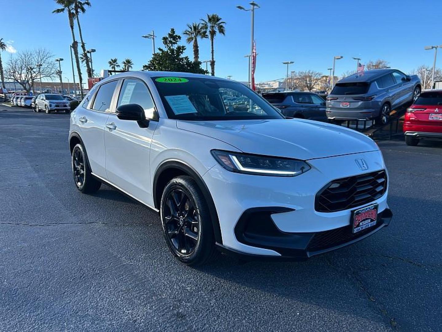 2024 WHITE Honda HR-V (3CZRZ2H5XRM) with an 4-Cyl 2.0 Liter engine, Automatic CVT transmission, located at 412 Auto Vista Drive, Palmdale, 93551, (661) 945-0620, 34.592636, -118.136681 - Photo#0