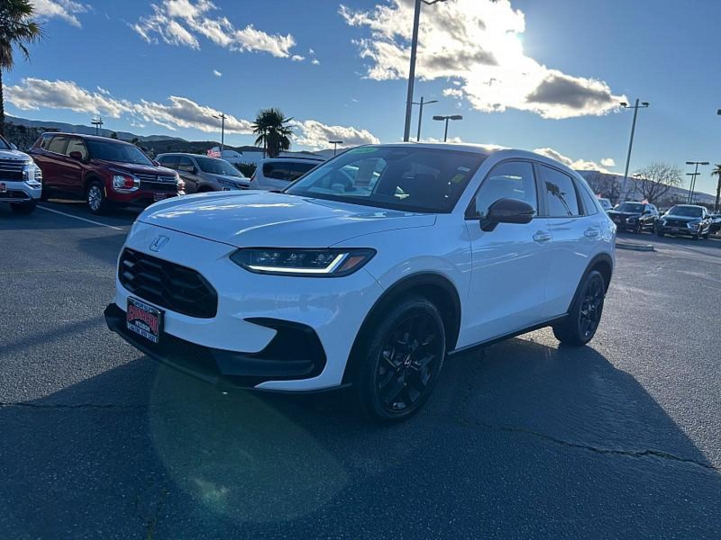 2024 WHITE Honda HR-V (3CZRZ2H5XRM) with an 4-Cyl 2.0 Liter engine, Automatic CVT transmission, located at 412 Auto Vista Drive, Palmdale, 93551, (661) 945-0620, 34.592636, -118.136681 - Photo#3