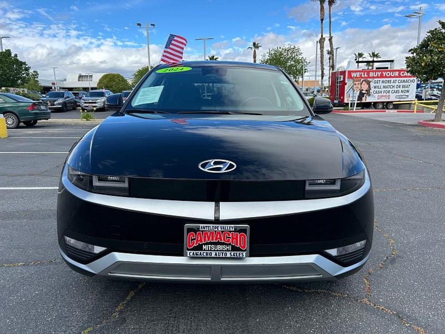 2024 BLACK Hyundai IONIQ 5 (KM8KN4DE6RU) with an 168 kW (225HP) Electric Motor engine, Single-speed Reduction Gear transmission, located at 412 Auto Vista Drive, Palmdale, 93551, (661) 945-0620, 34.592636, -118.136681 - Photo#1