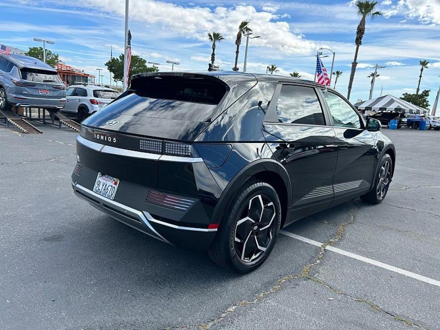 2024 BLACK Hyundai IONIQ 5 (KM8KN4DE6RU) with an 168 kW (225HP) Electric Motor engine, Single-speed Reduction Gear transmission, located at 412 Auto Vista Drive, Palmdale, 93551, (661) 945-0620, 34.592636, -118.136681 - Photo#2