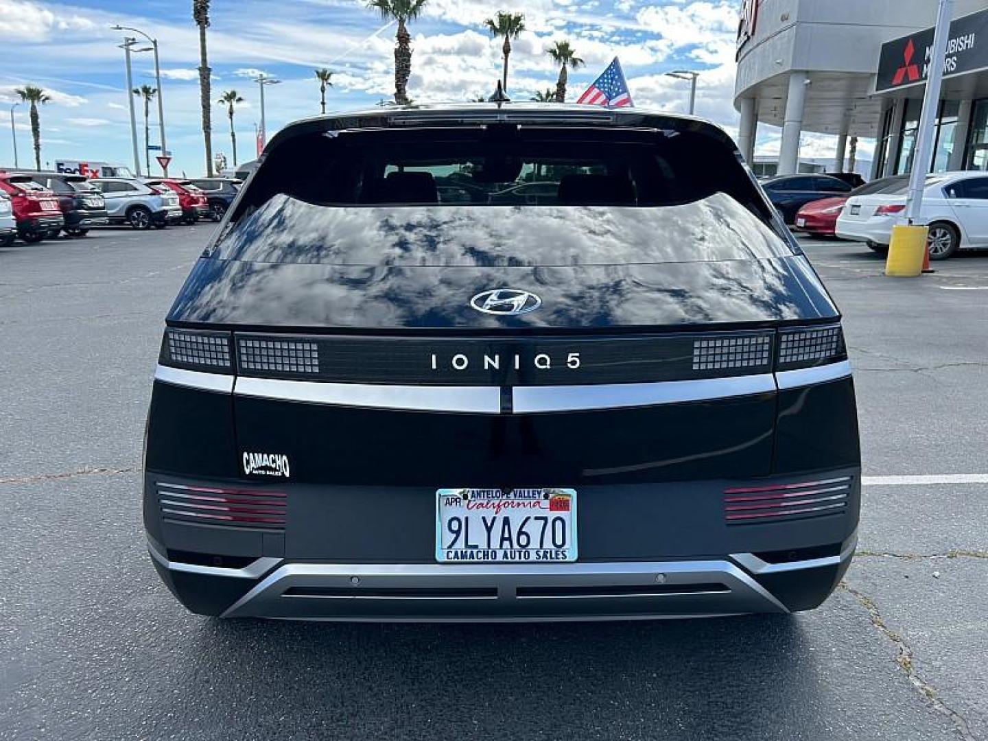 2024 BLACK Hyundai IONIQ 5 (KM8KN4DE6RU) with an 168 kW (225HP) Electric Motor engine, Single-speed Reduction Gear transmission, located at 412 Auto Vista Drive, Palmdale, 93551, (661) 945-0620, 34.592636, -118.136681 - Photo#3