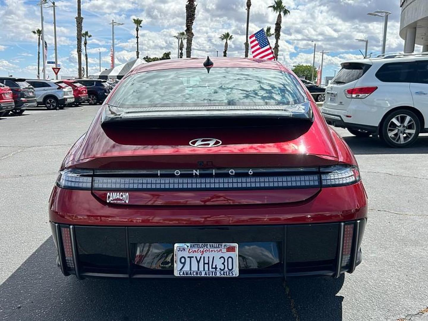 2024 RED Hyundai IONIQ 6 (KMHM24AA9RA) with an 225HP Electric Motor engine, Single-speed Reduction Gear transmission, located at 412 Auto Vista Drive, Palmdale, 93551, (661) 945-0620, 34.592636, -118.136681 - Photo#5