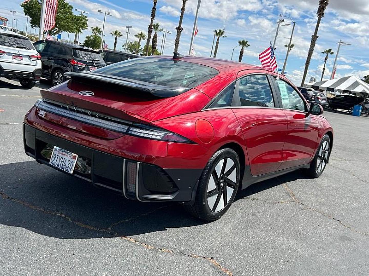 2024 RED Hyundai IONIQ 6 (KMHM24AA9RA) with an 225HP Electric Motor engine, Single-speed Reduction Gear transmission, located at 412 Auto Vista Drive, Palmdale, 93551, (661) 945-0620, 34.592636, -118.136681 - Photo#6