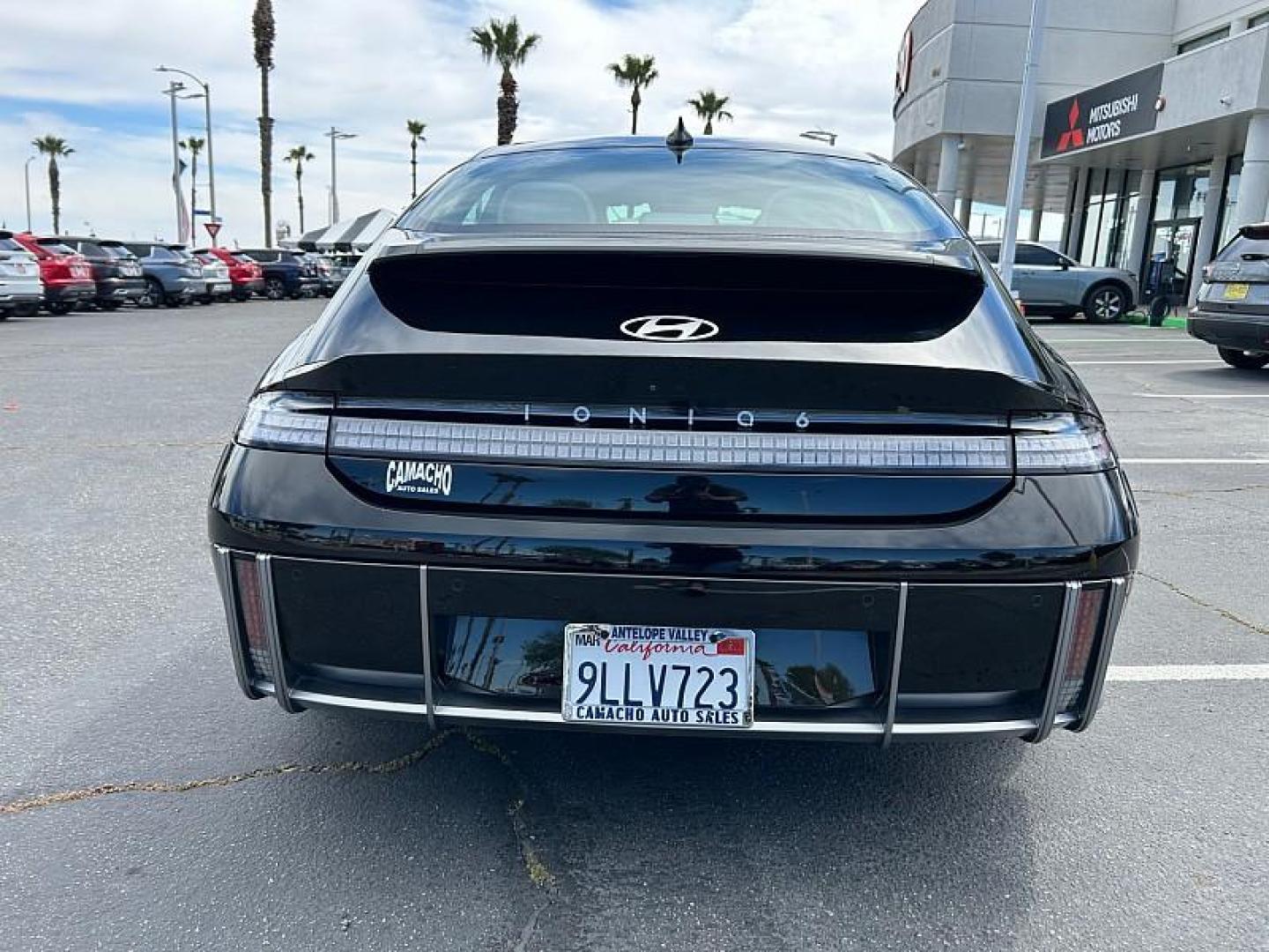 2024 BLACK Hyundai IONIQ 6 (KMHM54AA0RA) with an 225HP Electric Motor engine, Single-speed Reduction Gear transmission, located at 412 Auto Vista Drive, Palmdale, 93551, (661) 945-0620, 34.592636, -118.136681 - Photo#3