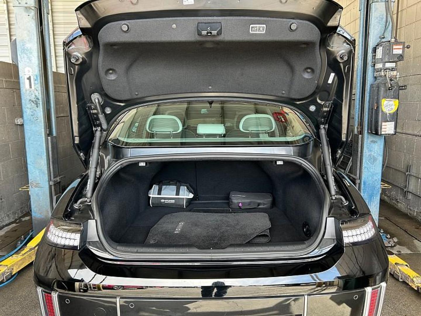 2024 BLACK Hyundai IONIQ 6 (KMHM54AA0RA) with an 225HP Electric Motor engine, Single-speed Reduction Gear transmission, located at 412 Auto Vista Drive, Palmdale, 93551, (661) 945-0620, 34.592636, -118.136681 - Photo#20