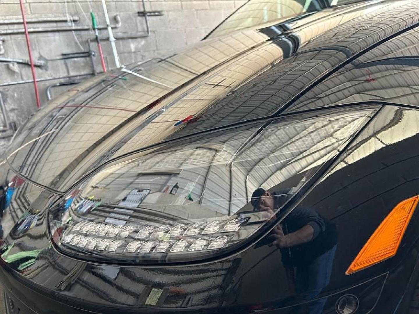 2024 BLACK Hyundai IONIQ 6 (KMHM54AA0RA) with an 225HP Electric Motor engine, Single-speed Reduction Gear transmission, located at 412 Auto Vista Drive, Palmdale, 93551, (661) 945-0620, 34.592636, -118.136681 - Photo#26