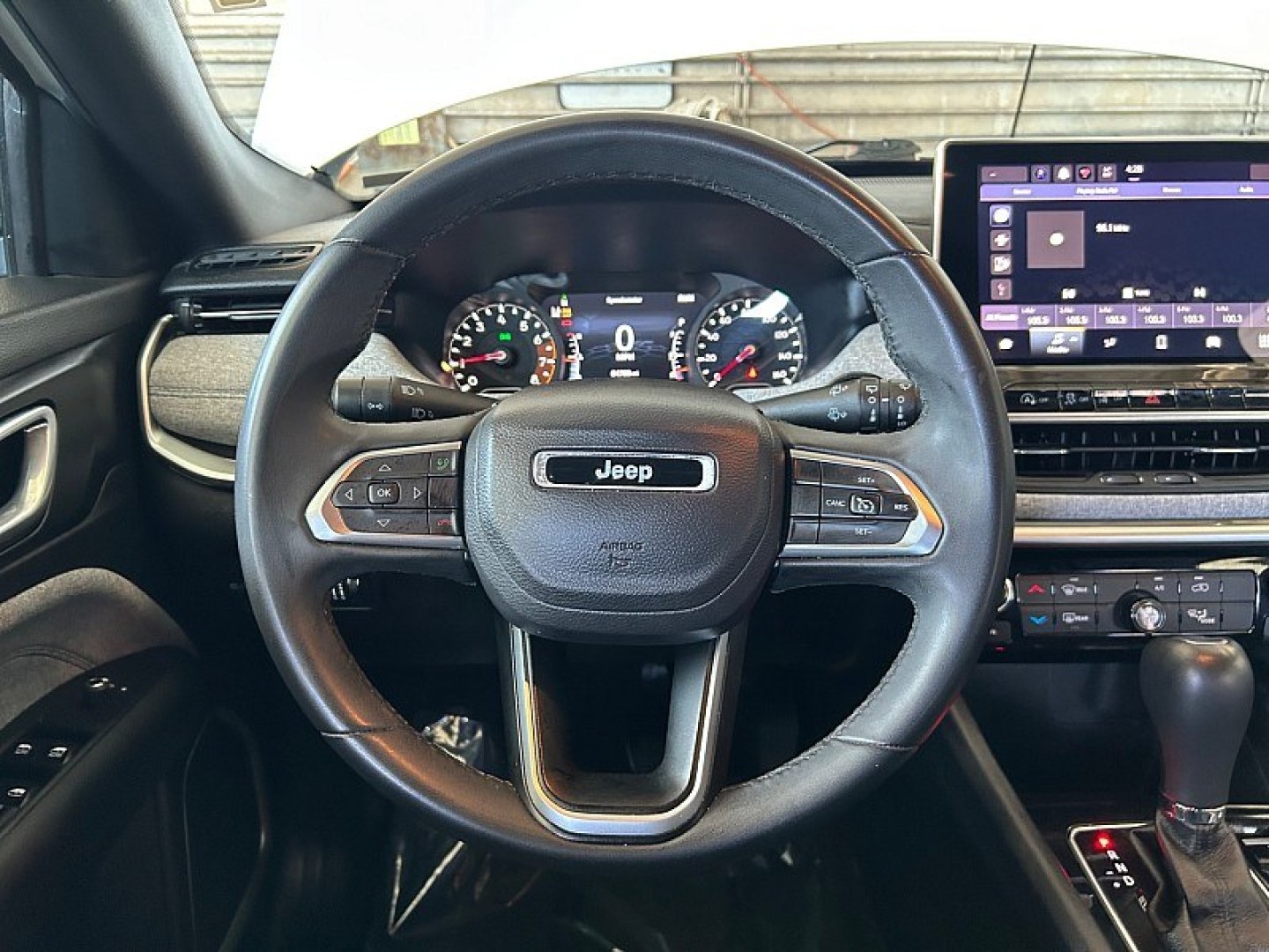 2024 White Jeep Compass (3C4NJDBN8RT) with an 4-Cyl Turbo 2.0 Liter engine, Automatic 8-Spd transmission, located at 412 Auto Vista Drive, Palmdale, 93551, (661) 945-0620, 34.592636, -118.136681- Photo#21
