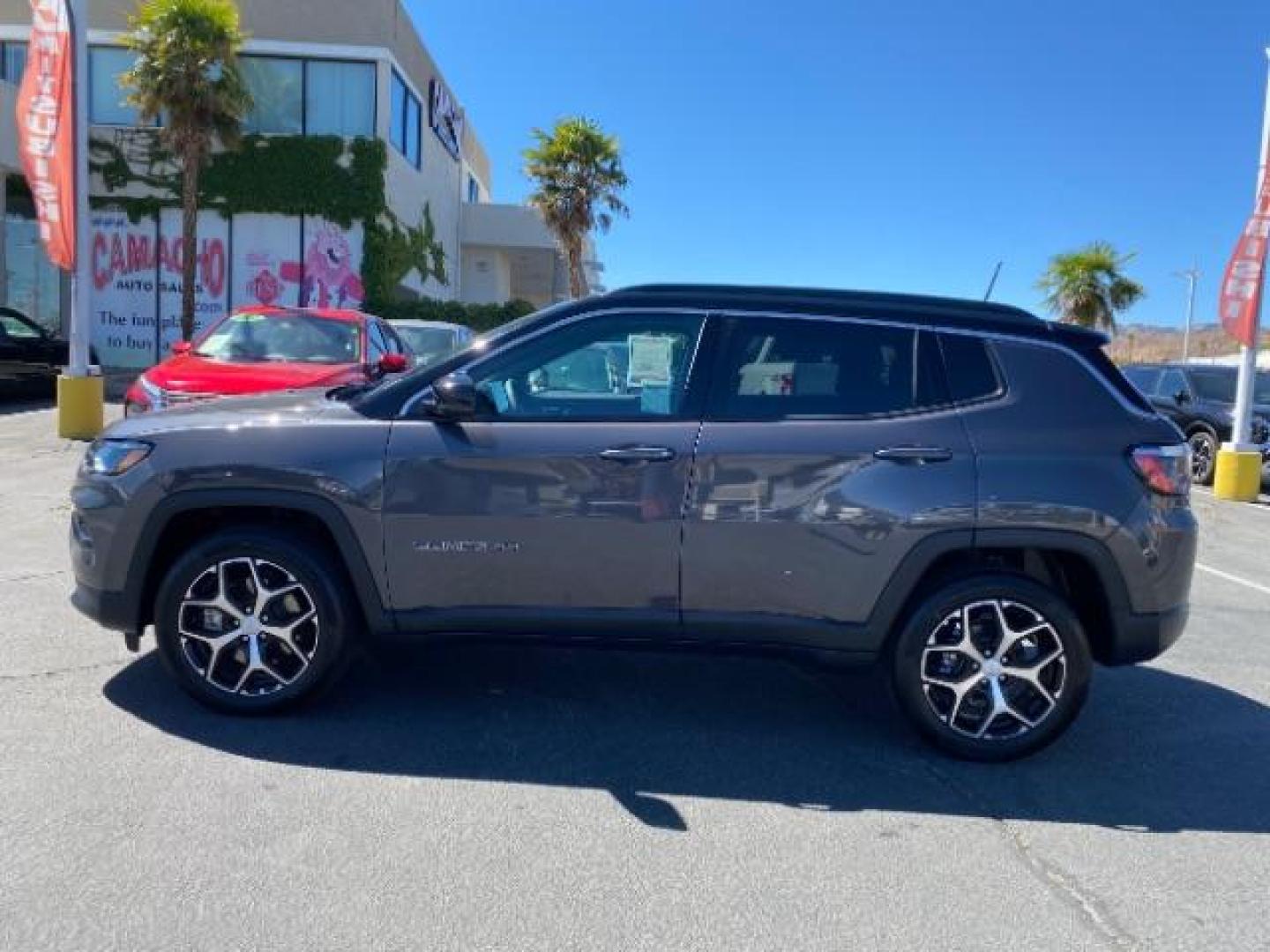 2024 GRAY Jeep Compass (3C4NJDCN8RT) with an 4-Cyl Turbo 2.0 Liter engine, Automatic 8-Spd transmission, located at 412 Auto Vista Drive, Palmdale, 93551, (661) 945-0620, 34.592636, -118.136681 - Photo#9