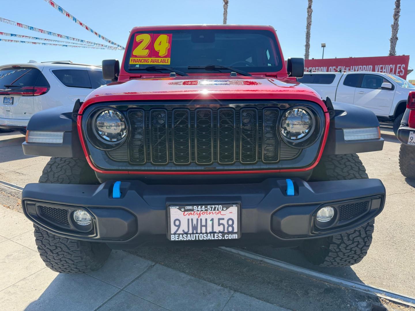 2024 Jeep Wrangler 4XE (1C4RJXN64RW) with an 2.0L L4 DOHC 16V HYBRID engine, 8A transmission, located at 744 E Miner Ave, Stockton, CA, 95202, (209) 944-5770, 37.956863, -121.282082- Photo#2