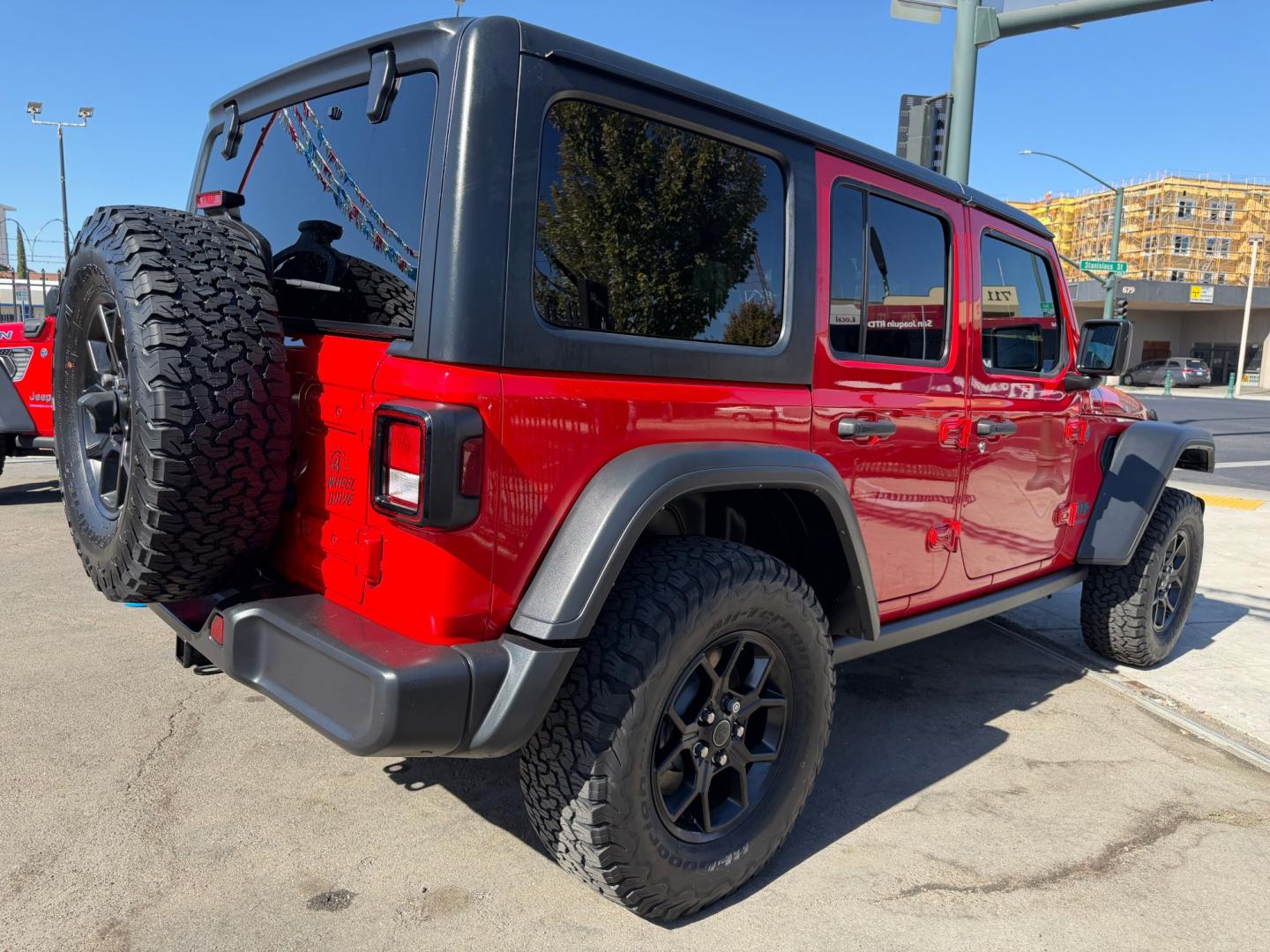 2024 Jeep Wrangler 4XE (1C4RJXN64RW) with an 2.0L L4 DOHC 16V HYBRID engine, 8A transmission, located at 744 E Miner Ave, Stockton, CA, 95202, (209) 944-5770, 37.956863, -121.282082- Photo#7