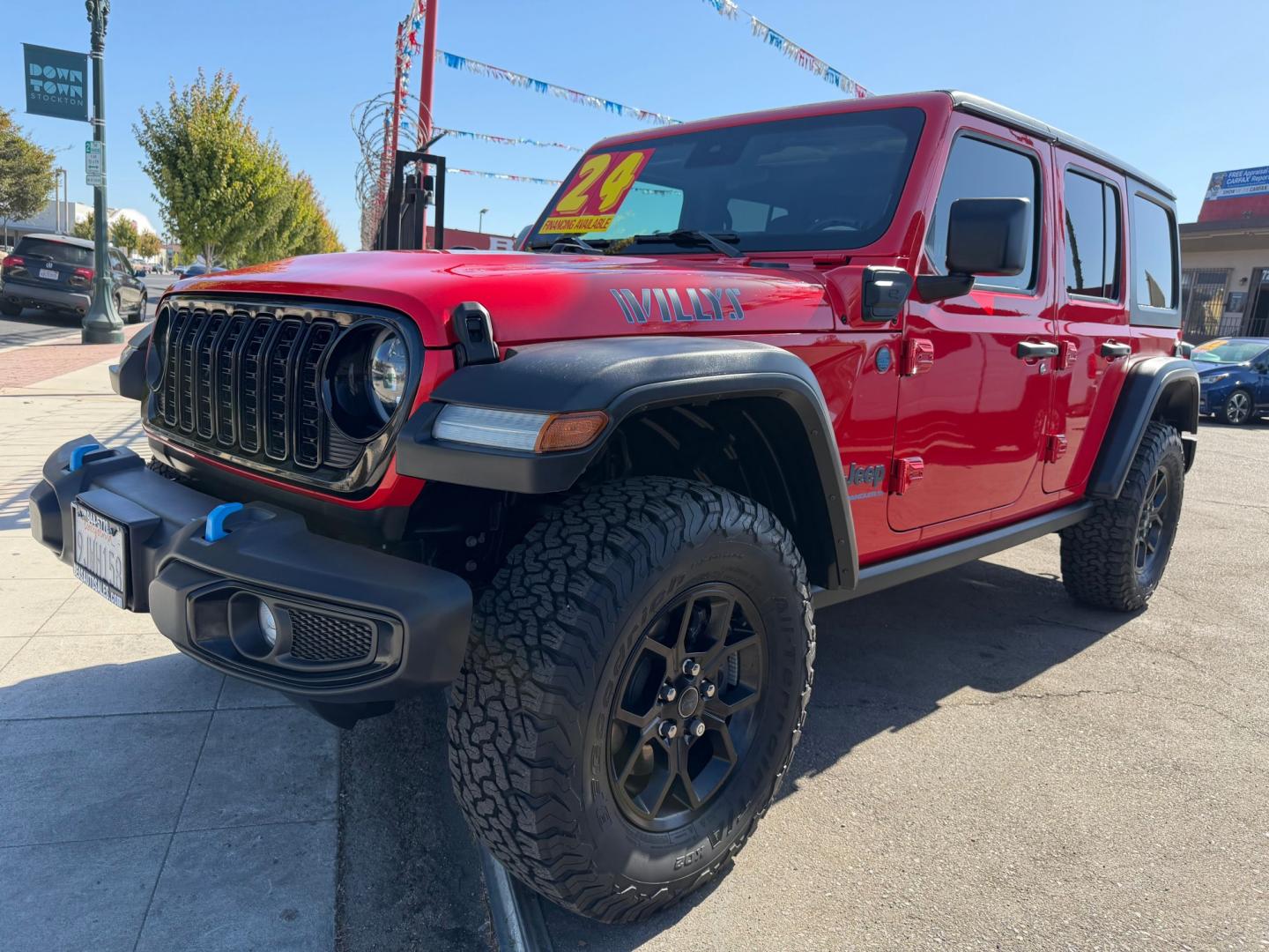 2024 Jeep Wrangler 4XE (1C4RJXN64RW) with an 2.0L L4 DOHC 16V HYBRID engine, 8A transmission, located at 744 E Miner Ave, Stockton, CA, 95202, (209) 944-5770, 37.956863, -121.282082- Photo#3