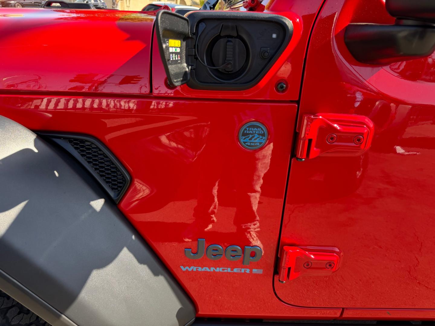 2024 Jeep Wrangler 4XE (1C4RJXN64RW) with an 2.0L L4 DOHC 16V HYBRID engine, 8A transmission, located at 744 E Miner Ave, Stockton, CA, 95202, (209) 944-5770, 37.956863, -121.282082- Photo#8