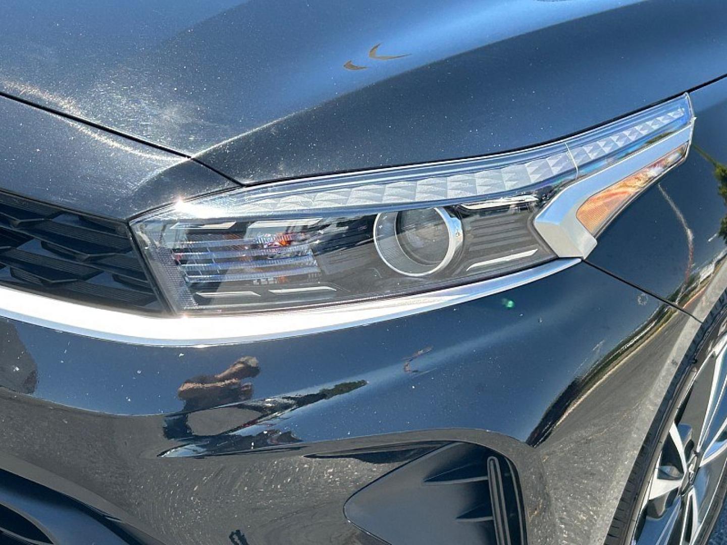 2024 BLACK Kia Forte (3KPF24AD3RE) with an 4-Cyl 2.0 Liter engine, Automatic IVT transmission, located at 412 Auto Vista Drive, Palmdale, 93551, (661) 945-0620, 34.592636, -118.136681 - Photo#3