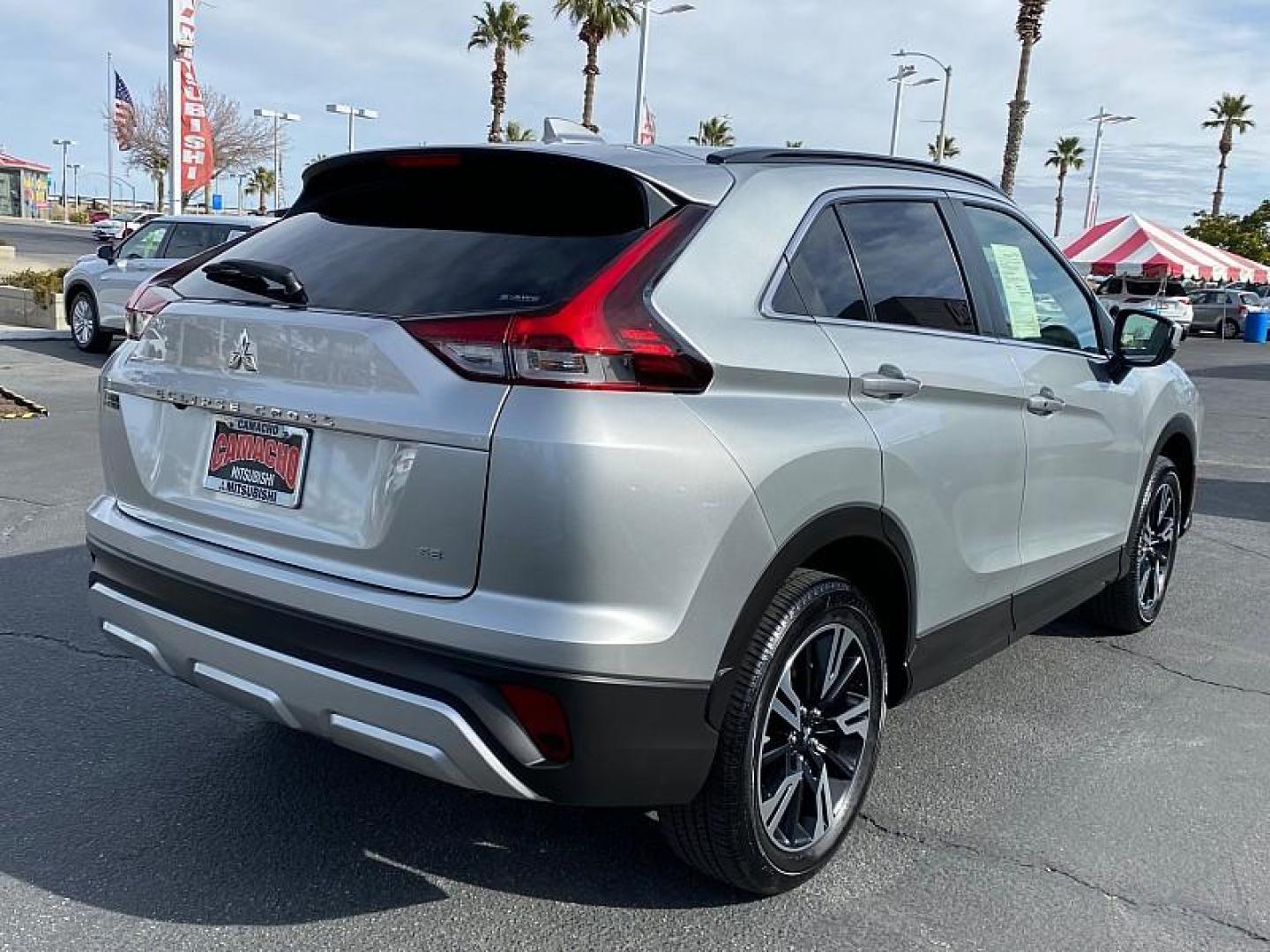 2024 SILVER Mitsubishi Eclipse Cross (JA4ATWAAXRZ) with an 4-Cyl Turbo 1.5 Liter engine, Automatic CVT transmission, located at 412 Auto Vista Drive, Palmdale, 93551, (661) 945-0620, 34.592636, -118.136681 - Photo#6