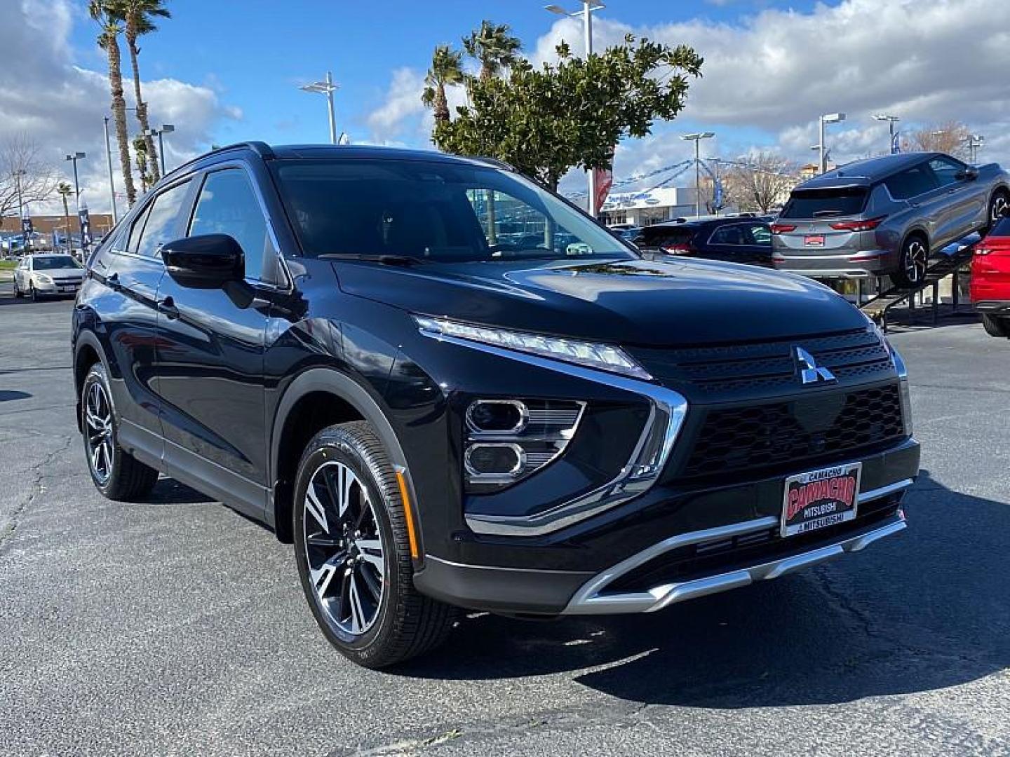 2024 BLACK Mitsubishi Eclipse Cross (JA4ATWAA1RZ) with an 4-Cyl Turbo 1.5 Liter engine, Automatic CVT transmission, located at 412 Auto Vista Drive, Palmdale, 93551, (661) 945-0620, 34.592636, -118.136681 - Photo#0