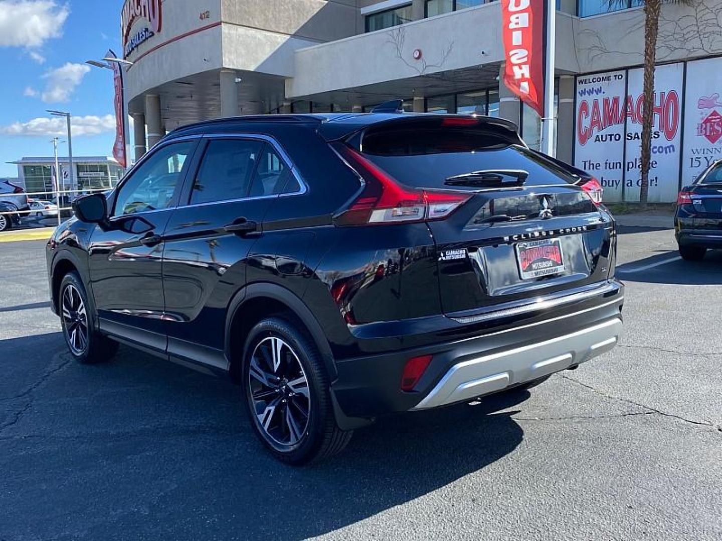 2024 BLACK Mitsubishi Eclipse Cross (JA4ATWAA1RZ) with an 4-Cyl Turbo 1.5 Liter engine, Automatic CVT transmission, located at 412 Auto Vista Drive, Palmdale, 93551, (661) 945-0620, 34.592636, -118.136681 - Photo#4