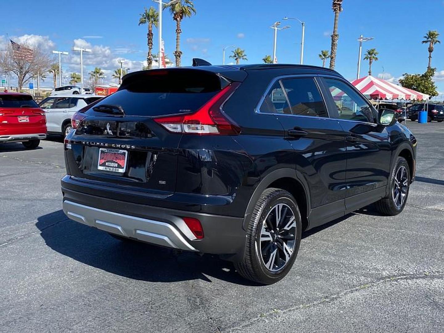 2024 BLACK Mitsubishi Eclipse Cross (JA4ATWAA1RZ) with an 4-Cyl Turbo 1.5 Liter engine, Automatic CVT transmission, located at 412 Auto Vista Drive, Palmdale, 93551, (661) 945-0620, 34.592636, -118.136681 - Photo#6