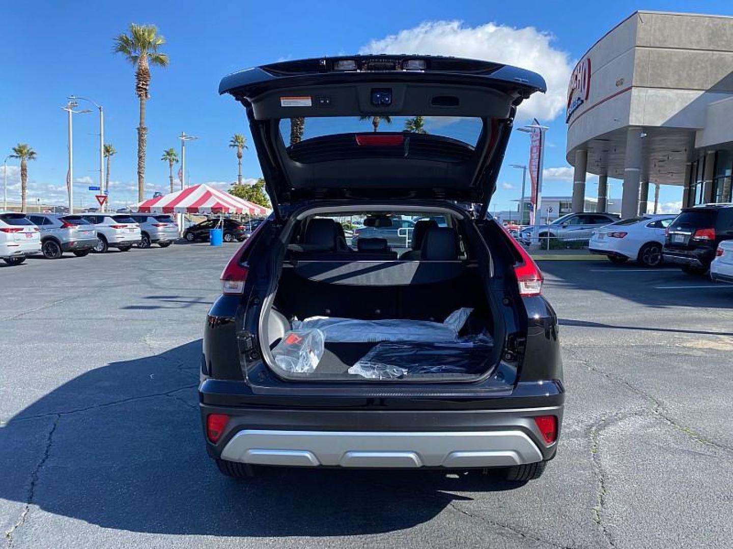 2024 BLACK Mitsubishi Eclipse Cross (JA4ATWAA1RZ) with an 4-Cyl Turbo 1.5 Liter engine, Automatic CVT transmission, located at 412 Auto Vista Drive, Palmdale, 93551, (661) 945-0620, 34.592636, -118.136681 - Photo#14