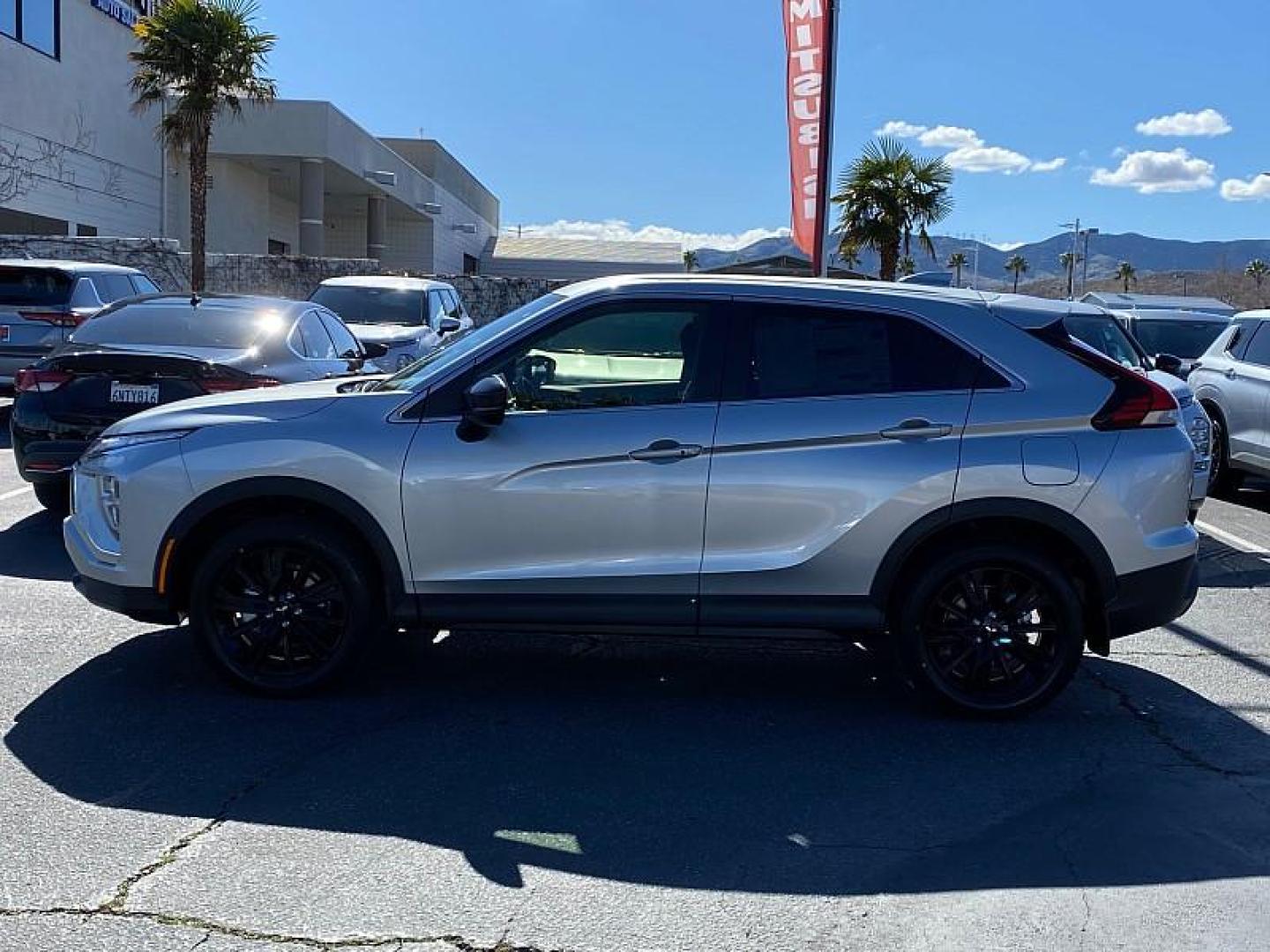 2024 SILVER Mitsubishi Eclipse Cross (JA4ATVAA6RZ) with an 4-Cyl Turbo 1.5 Liter engine, Automatic CVT transmission, located at 412 Auto Vista Drive, Palmdale, 93551, (661) 945-0620, 34.592636, -118.136681 - Photo#3
